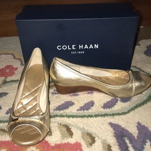 Brand new Cole Haan Wedges
